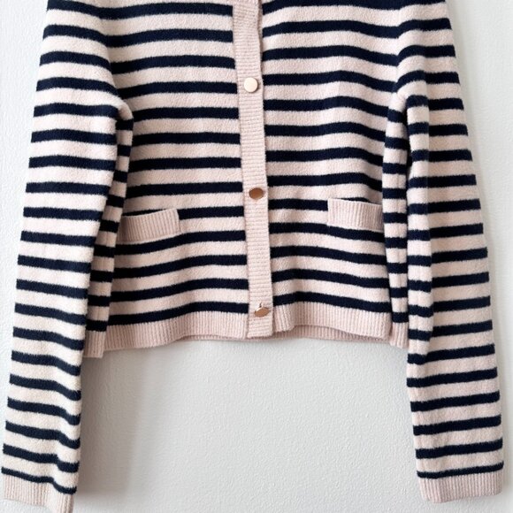 Anthropologie NVLT Striped Sweater Lady Jacket - Picture 4 of 6